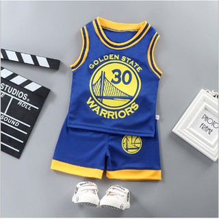Boys Basketball Shirt Set Vest Top+Shorts Boys Sports Shirts Size 90-160