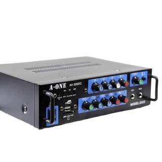 A-ONE AMPLIFIER เครื่องขยายเสียง แอมป์ขยาย AC DC รุ่น AV-300DC (MODEL2000)