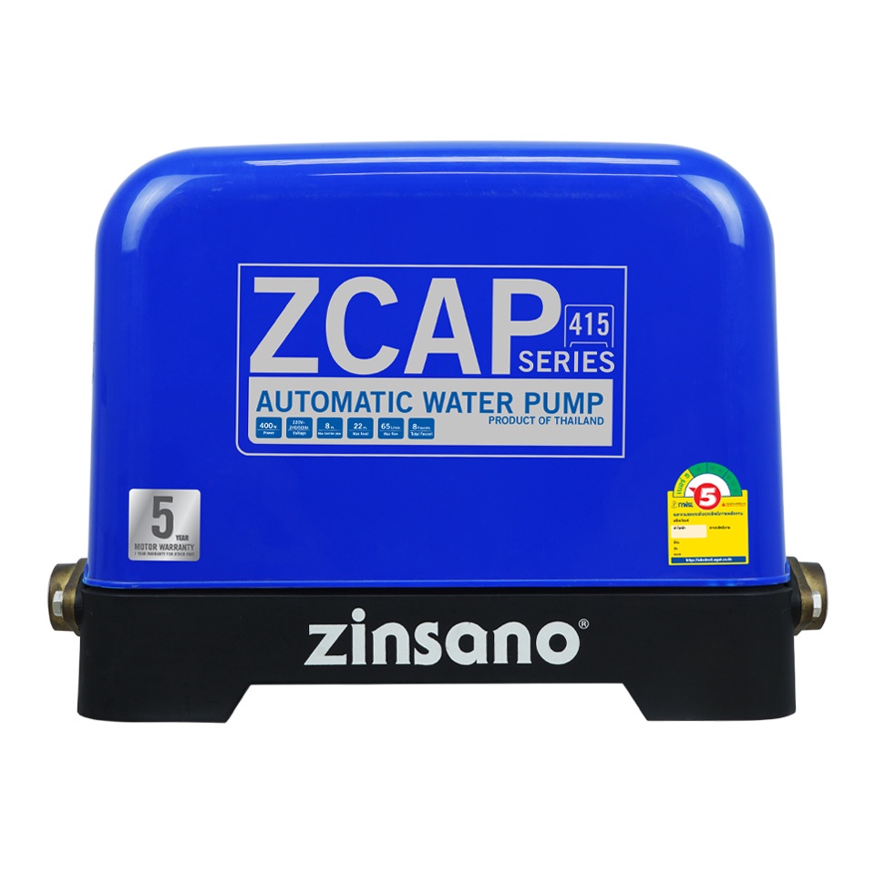 zinsano-เครื่องปั๊มน้ำอัตโนมัติ-รุ่น-zcap415-ปั๊มน้ำ-ปั้มน้ำ-ปั๊มน้ำอัตโนมัติ