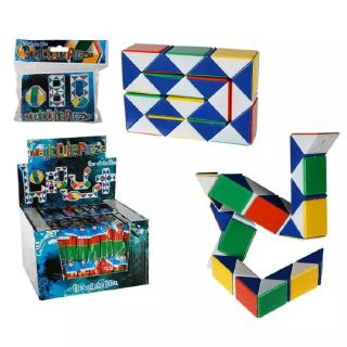 Magic Cube Snake Retro Toy Travel Twist Cube Adults Children Fidget Gift
