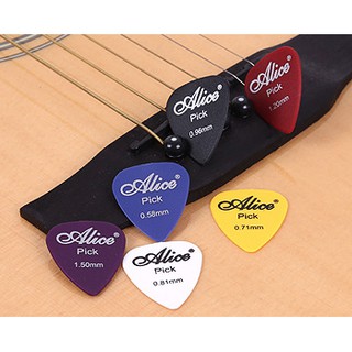 สินค้า Alice Pick Guitar ปิ๊กมีหลายขนาด คละสี มีราคาส่ง พร้อมส่ง