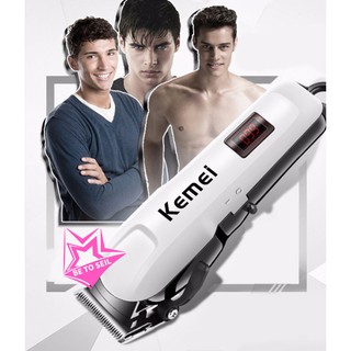 Kemei KM-809A แบตตาเลี่ยนตัดผม เครื่องตัดผม ปัตตาเลี่ยนตัดผม แบตเตอเลี่ยนไร้สาย