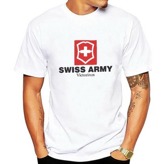 T-shirt  เสื้อยืด พิมพ์ลาย Swiss Army Cool Ivory สีงาช้าง สําหรับผู้ชายS-5XL