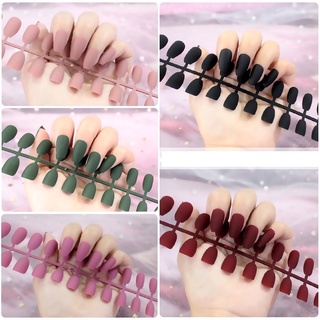 Born PRETTY เล็บปลอมสั้น สําหรับตกแต่งเล็บ 24 ชิ้น
