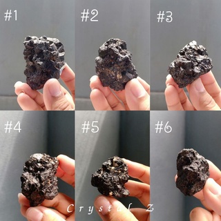 Black Tourmaline | ทัวร์มาลีนสีดำ #BTour1-#BTour6 หินดิบ หินสีดำ ผลึกธรรมชาติ