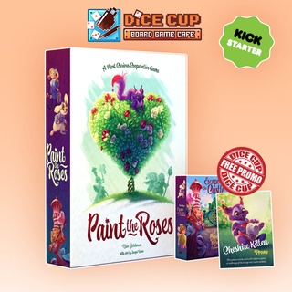 [ของแท้] Paint the Roses Deluxe Edition + The Cheshire Kitten Promo Kickstarter Board Game