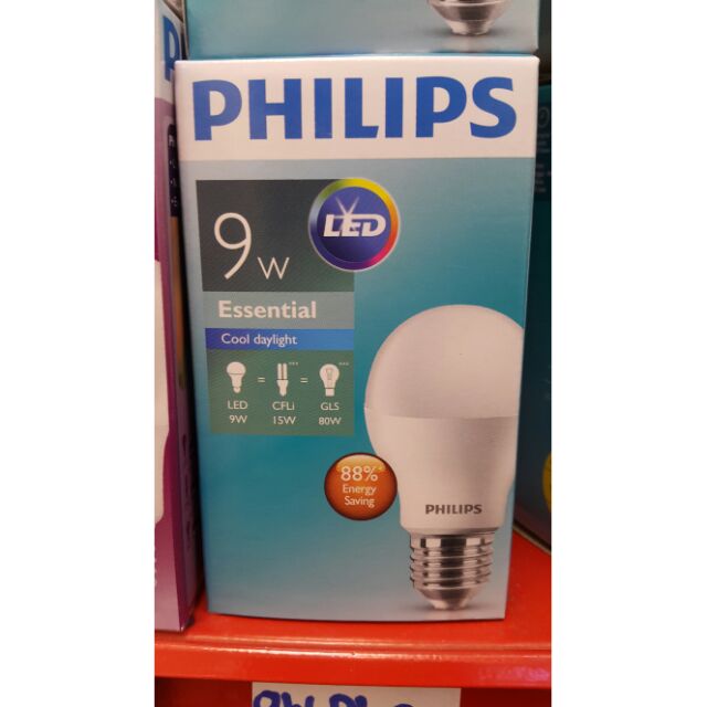 philips-หลอดled-บับ-9w-รุ่น-essential-แสงขาว