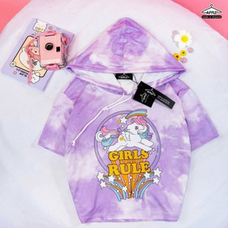 เสื้อครอปหมวกยูนิคอร์นGIRLS RULE