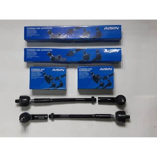 ลูกหมากแร็ต + ลูกหมากคันชักนอก AISIN สำหรับรถ TOYOTA VIGO 2WD วีโก้ ขับ2 ปี 2004 - 2015 / INNOVA 2WD ปี 2004 (JAJT-4026)