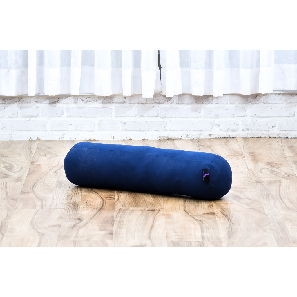 Vasora Yoga Bolster หมอนข้างโยคะ หมอนกายภาพแบบพกพา ขนาด 20 x 6 x 6 นิ้ว ...