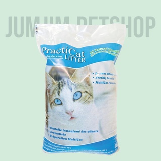 ภาพขนาดย่อของสินค้าทรายแมว Practicat แพรคติแคท​ 27ลิตร​ ทรายแมวภูเขาไฟ​ จับก้อน​ และดับกลิ่นดี Practi cat