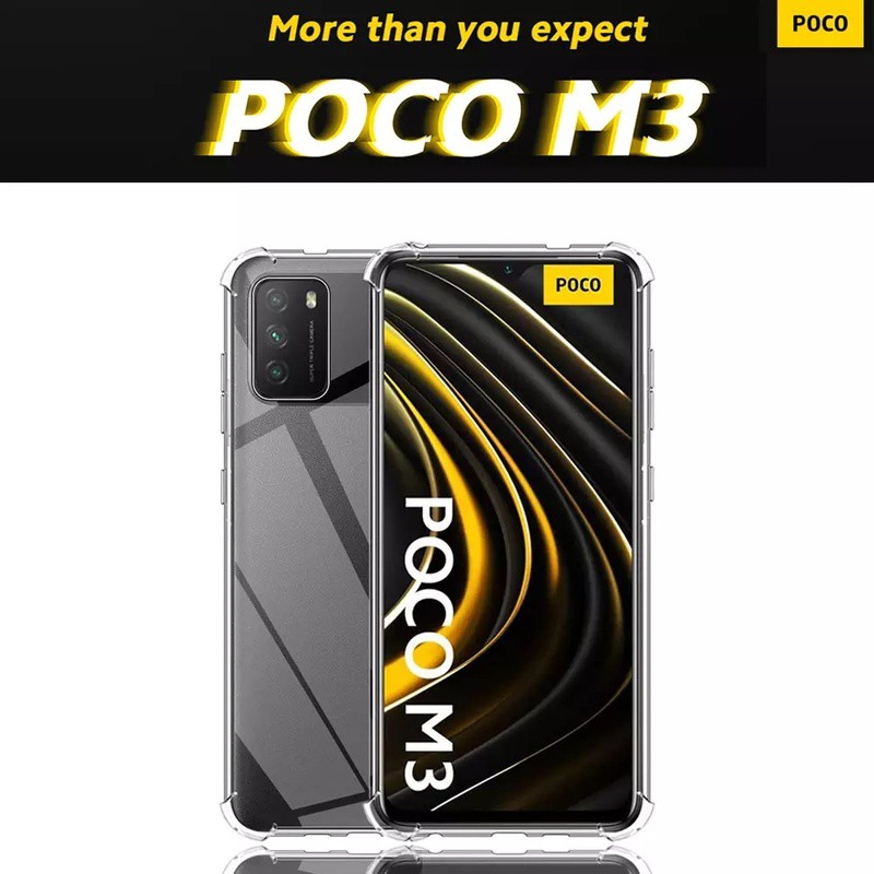 ภาพสินค้า(พร้อม​ส่งในไทย)เคสใสกันกระแทกแบบคลุมกล้องXiaomi Poco F3/Poco M3/Redmi K40/K40Pro จากร้าน adphone บน Shopee ภาพที่ 3