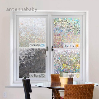 สติกเกอร์ฟิล์มปริซึม AB 3D สีรุ้ง สําหรับติดตกแต่งหน้าต่าง