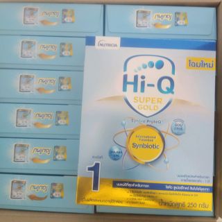 สินค้า Hi Q super gold 1 ขนาด 250g. ยกลัง 12กล่อง โฉมใหม่