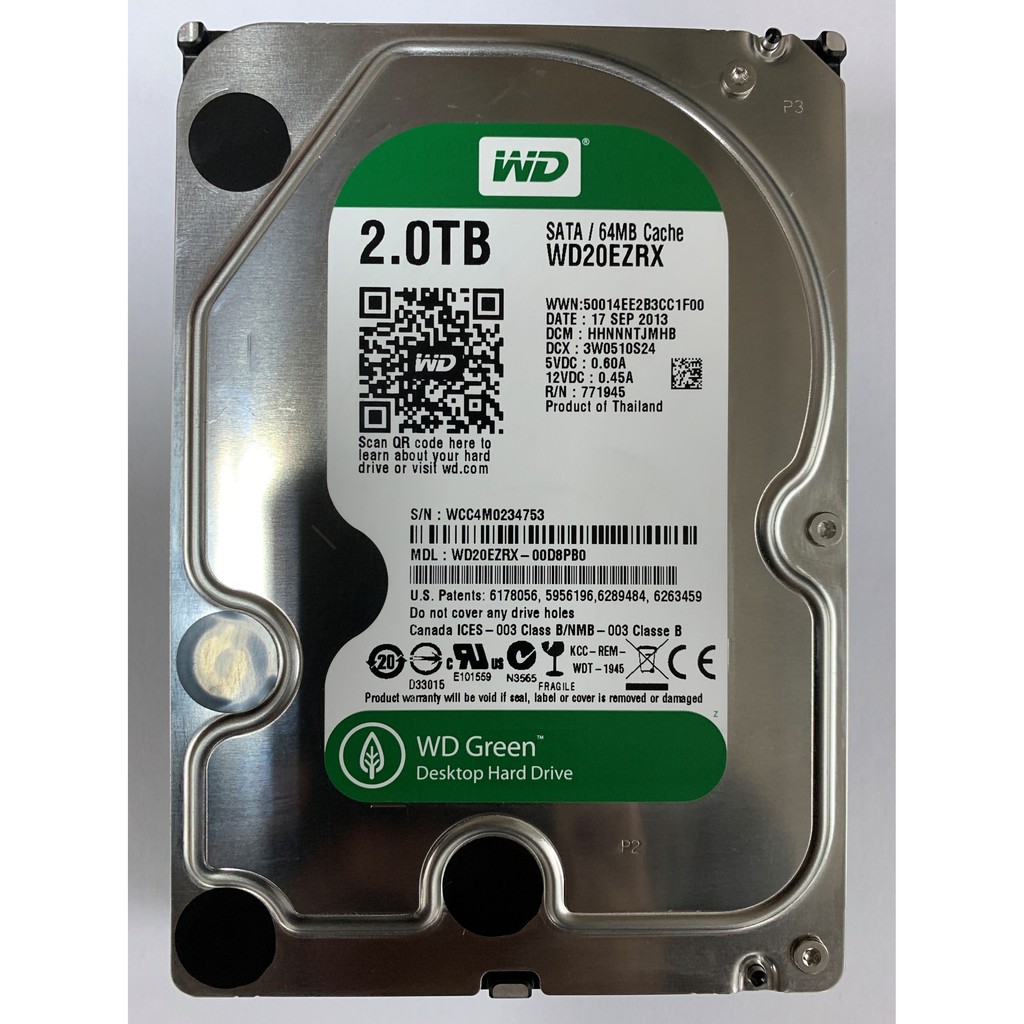 Hard Disk 2TB WD Green (มือสอง) | Shopee Thailand