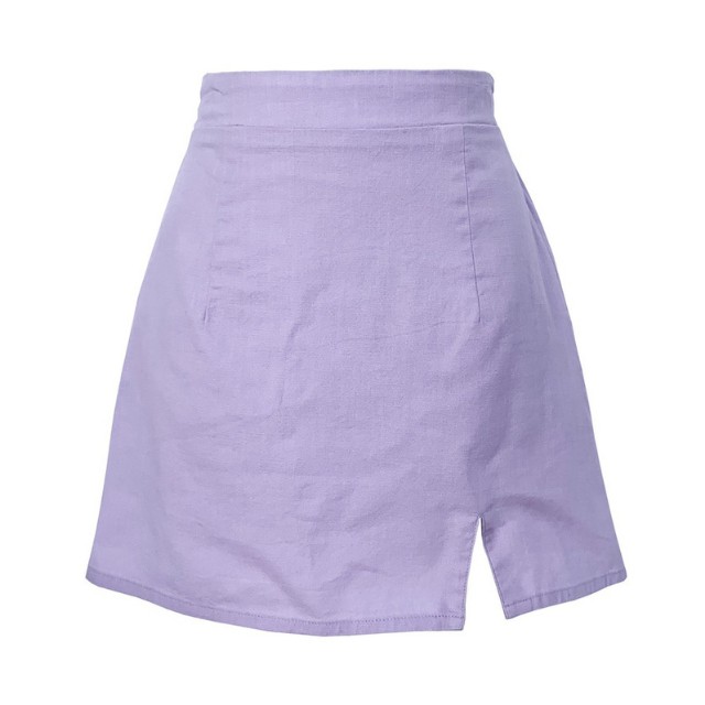 calla-creativ-karem-skirt-purple-กระโปรงสั้นชุดสูท-สีม่วง-calla-iris