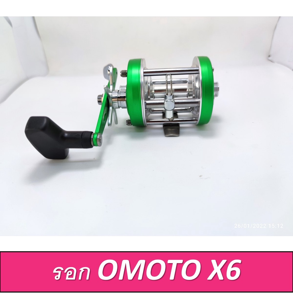 รอกตกปลา-รอกเบทกลม-omoto-x6-series