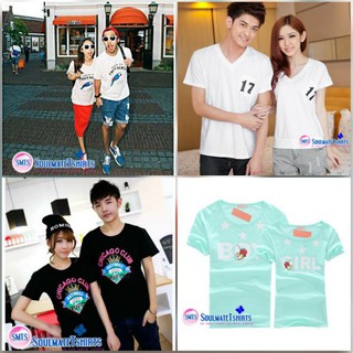 คู่ละ 99 บาท เท่านั้น เสื้อคู่รัก เสื้อคู่ ราคานี้ได้ 2 ตัว ชาย-หญิง