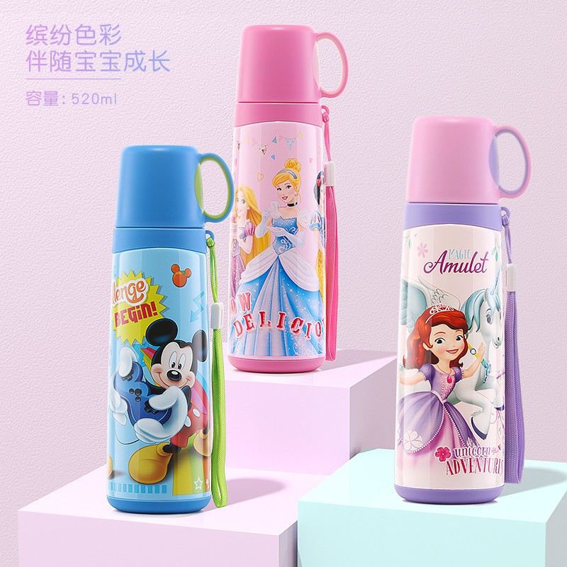 disney-แก้วสูญญากาศสำหรับเด็กสแตนเลสสตีล-bullet-cup-แบบพกพามาพร้อมกับ-student-vacuum-leakproof-baby-water-cup