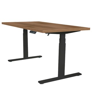 Desk STANDING DESK ERGOTREND SIT 2 STAND GEN2 180CM TEAK/BLACK Office furniture Home &amp; Furniture โต๊ะทำงาน โต๊ะทำงานปรับ