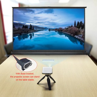 ภาพขนาดย่อของภาพหน้าปกสินค้าจอโปรเจคเตอร์ แบบ ตั้งโต๊ะ 50 นิ้ว พกพาสะดวก จอ โปรเจคเตอร์ Portable Mini Table Projector Screen 4K จากร้าน nanotech_shop บน Shopee