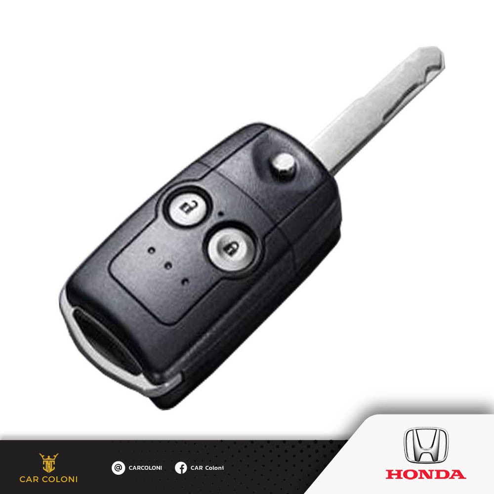 เคสกุญแจรีโมทรถยนต์-เคสหนัง-ปลอกหนัง-black-leather-ยี่ห้อ-honda-cr-v