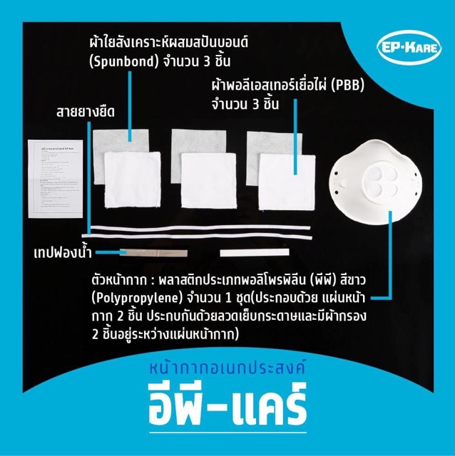 40บาท-ขายขาดทุน-หน้ากากอเนกประสงค์-ep-kare