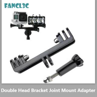 Double Head Bracket Joint Mount Adapter Converter for GoPro Hero LED Light  ตัวยึดอะแดปเตอร์สำหรับฮีโร่ GoPro Hero และ LED Light