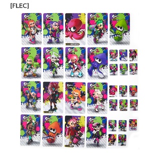 [FLEC] 17Pcs Splatoon Data Collection Ntag215 Tags NFC MiNi or Big Game amiibo Card Hot Sell