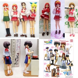 (แท้/มือ2/กาชาปอง) Kotobukiya One Coin Grande To Heart Kamigishi Akari,Yujin SR To Heart Real Figure ผม สีแดง COOKING