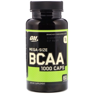 สินค้า BCAA เพิ่มมวลกล้ามเนื้อ 1000mg 60 capsule