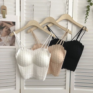 F-8946 ⚡️ส่งไวจากไทย⚡️ รอบอก26-38 นิ้ว บราสายเดี่ยว สายปรับระดับได้ สายเดี่ยว เสื้อเอวลอย เสื้อครอป ชุดเซ็กซี่ผู้หญิง