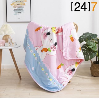 (24)7 ผ้าห่มเด็ก ผ้ารองนอน ลายการ์ตูน ผ้าห่มฝ้ายญี่ปุ่น ขนาด 110x150 ซม KID blanket