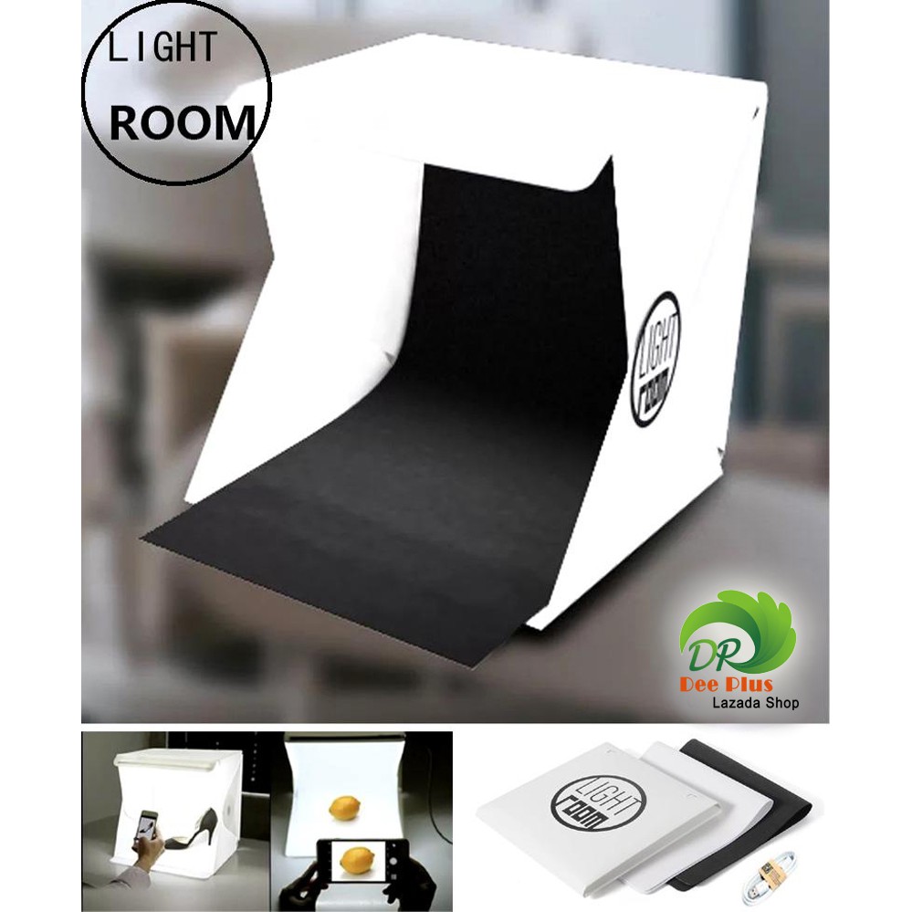 สตูดิโอถ่ายภาพ-กล่องถ่ายภาพ-แบบพกพา-light-room-light-room-9inch-24cm-photo-studio-box-9นิ้ว-24cm-with-led-lamp