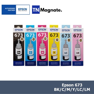 ภาพหน้าปกสินค้า[หมึกพิมพ์] Epson T673 (BK/C/M/Y/LC/LM) - เลือกสี ที่เกี่ยวข้อง