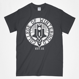 ราคาต่ำสุด!!เสื้อยืด พิมพ์ลาย Skyrim College of winterhold Gamer P5 สําหรับผู้ชายS-3XL LL