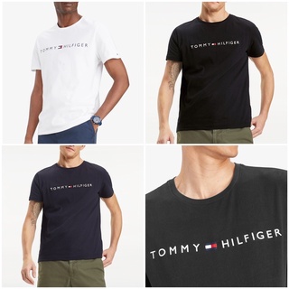 Tommy Hilhiger เสื้อยืด logo chest T-shirt