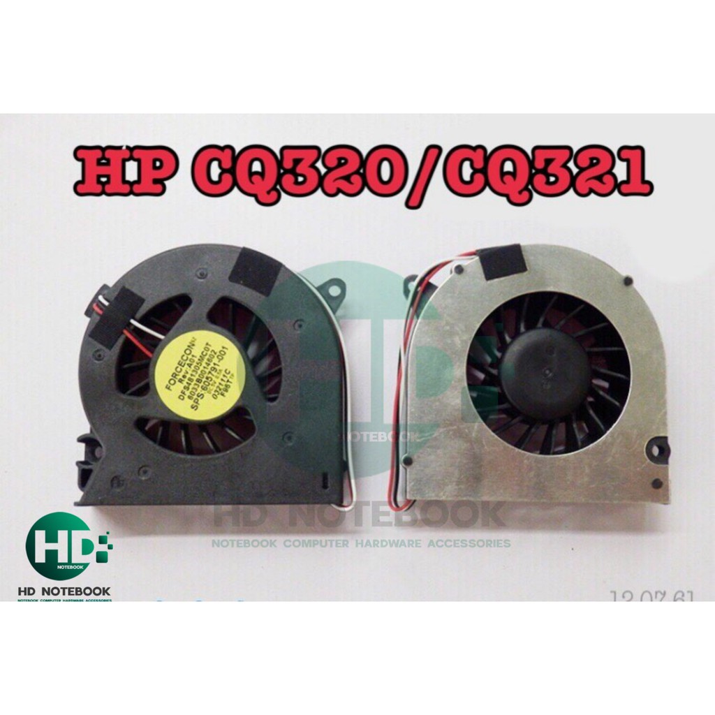 HP COMPAQ CPU FAN พัดลม Presario CQ320 CQ321 CQ325 CQ420 CQ620 / HP 320 ...