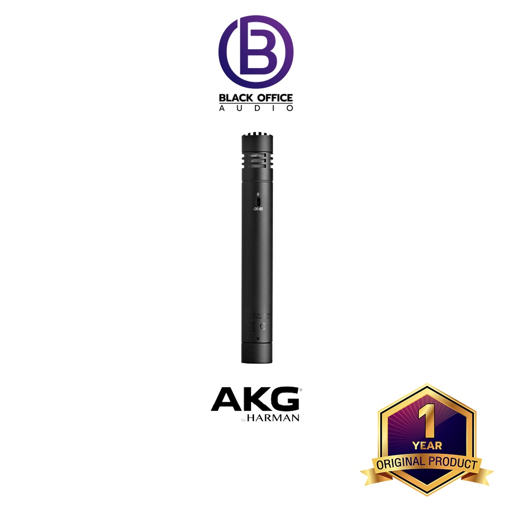 akg-p170-small-diaphragm-ไมค์คอนเดนเซอร์-บันทึกเสียง-โฮมสตูดิโอ-condenser-microphone-blackofficeaudio