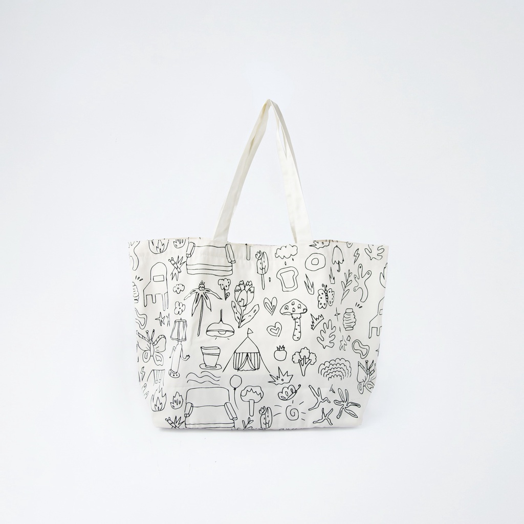 doitung-bag-l-doodle-55x66-cm-กระเป๋าผ้า-เส้นใยพลาสติก-hl95146051