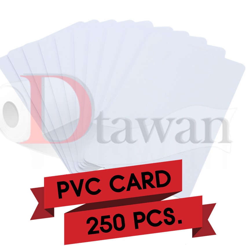 dtawan-pvc-card-ผิวมัน-250-แผ่น-0-76-mm-บัตรพลาสติก-บัตรขาวเปล่า-บัตรพีวีซีการ์ด-สำหรับเครื่องอิงค์เจ็ท-ขนาด-8-5x5-4-cm
