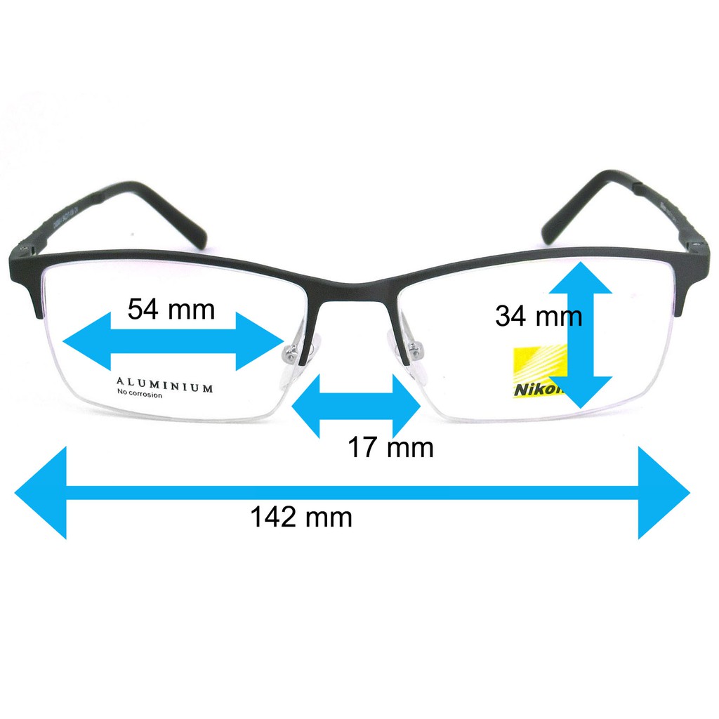 nikon-แว่นตา-รุ่น-cx-6300-c-4-สีน้ำตาล-กรอบแว่นตา-eyeglass-frame-สำหรับตัดเลนส์-ทรงสปอร์ต-วัสดุ-อลูมิเนียม-aluminium