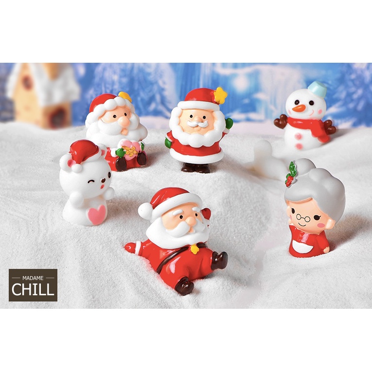 ภาพหน้าปกสินค้าตุ๊กตุ่นจิ๋ว คริสต์มาส ตัวอ้วนกลม  (1 ตัว ราคา 20, 25 บาท) จากร้าน poiizdebar บน Shopee