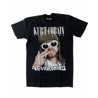 【NEW】เสื้อวงดนตรี Nirvana Kurt Cobain เสื้อวินเทจ เสื้อสตรีท ผ้ายืด ใส่สบาย คุณภาพพรีเมี่ยม