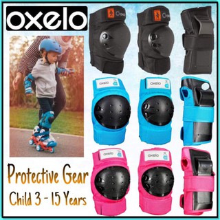 ภาพหน้าปกสินค้า🛹ถูกที่สุด OXELO สนับเข่า สนับศอก สนับมือ ชุดอุปกรณ์ป้องกันสำหรับสเก็ต สำหรับเด็ก แบบ 6 ชิ้น รุ่น FIT500🛹 ที่เกี่ยวข้อง