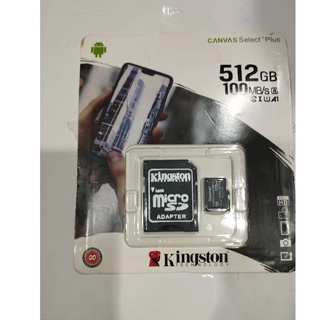 ภาพหน้าปกสินค้าKingston Memory Card คิงส์ตัน เมมโมรี่การ์ด512 GB Kingston เมมโมรี่การ์ด 100mb/s รุ่น Canvas Select PlusMemory Card ที่เกี่ยวข้อง