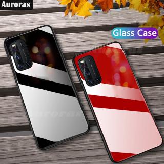 เคสกรอบกระจกซิลิโคนแบบนิ่ม auroras สําหรับ vivo v19 (v19 thailand version) v 19