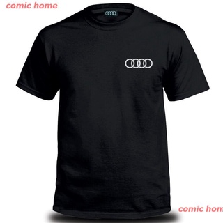 เสื้อคนอ้วน บ้านการ์ตูนเกาหลีคอกลมแขนสั้นเสื้อยืดชาย Audi Tt กีฬาแข่งรถถนน| สไตล์ลูกเรือครึ่ง oG#