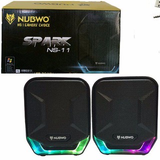 NUBWO ลำโพงคอมพิวเตอร์ แจ็ค USB Nubwo รุ่น NS-11 Spark ของแท้ประกัน1ปี