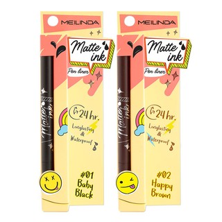 สินค้า MEILINDA Matte Ink Pen Liner 1.2 ml มี 2 สี ให้เลือกค่ะ